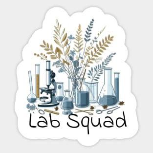 Lab Squad design Sticker